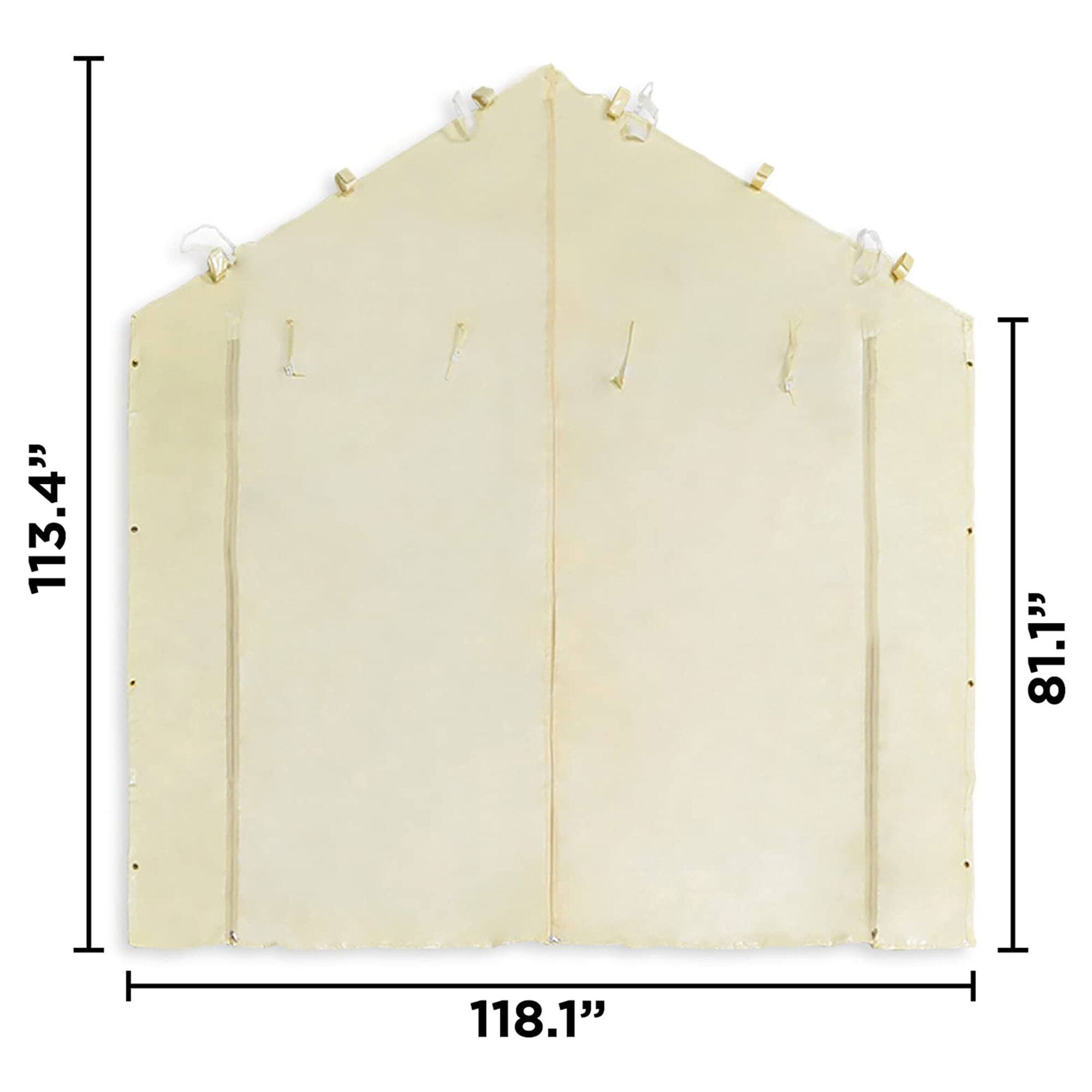 113.4" x 81.1" x 118.1"