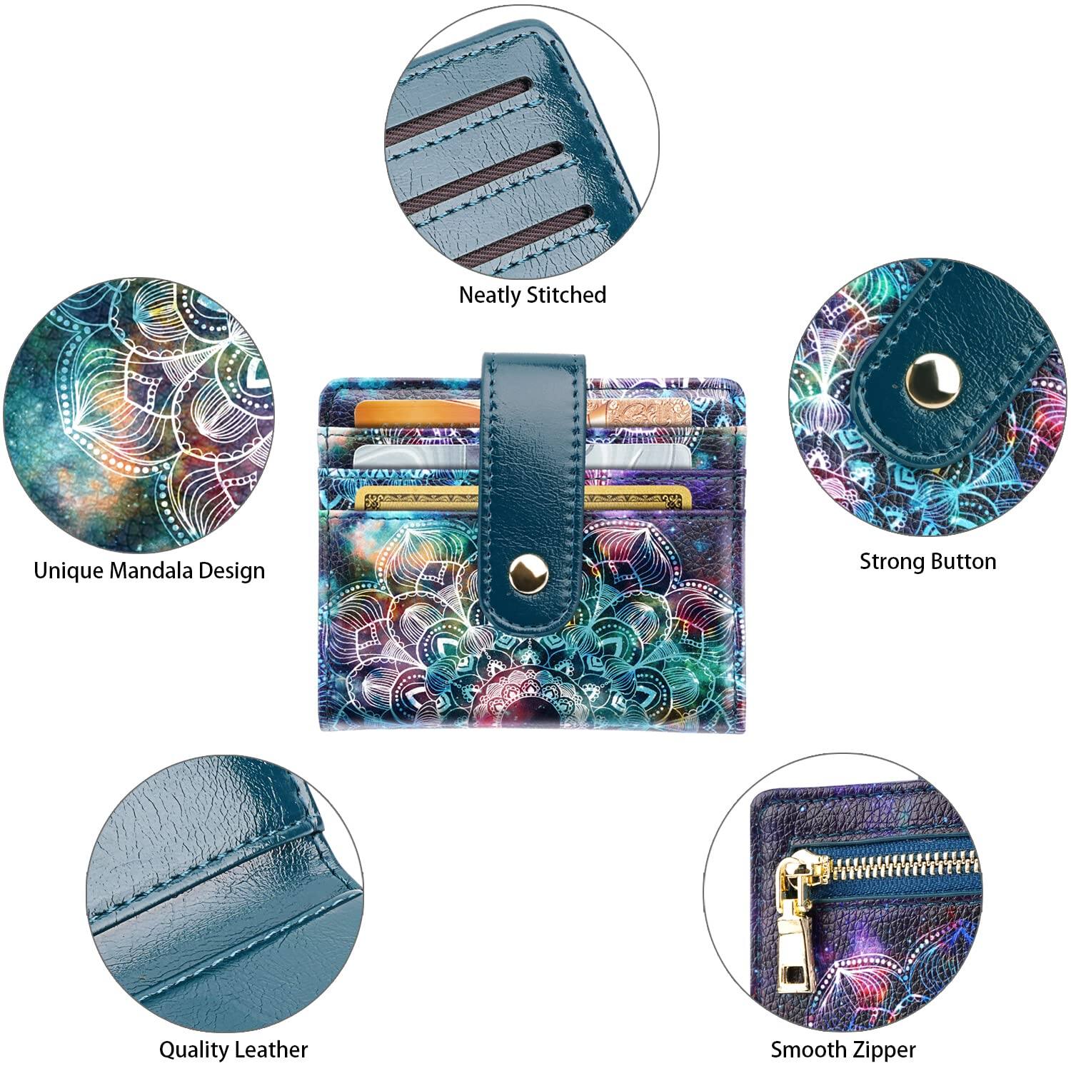 Jadie Link Small Wallets Women Slim Minimalistfor Bifold Credit Card ...