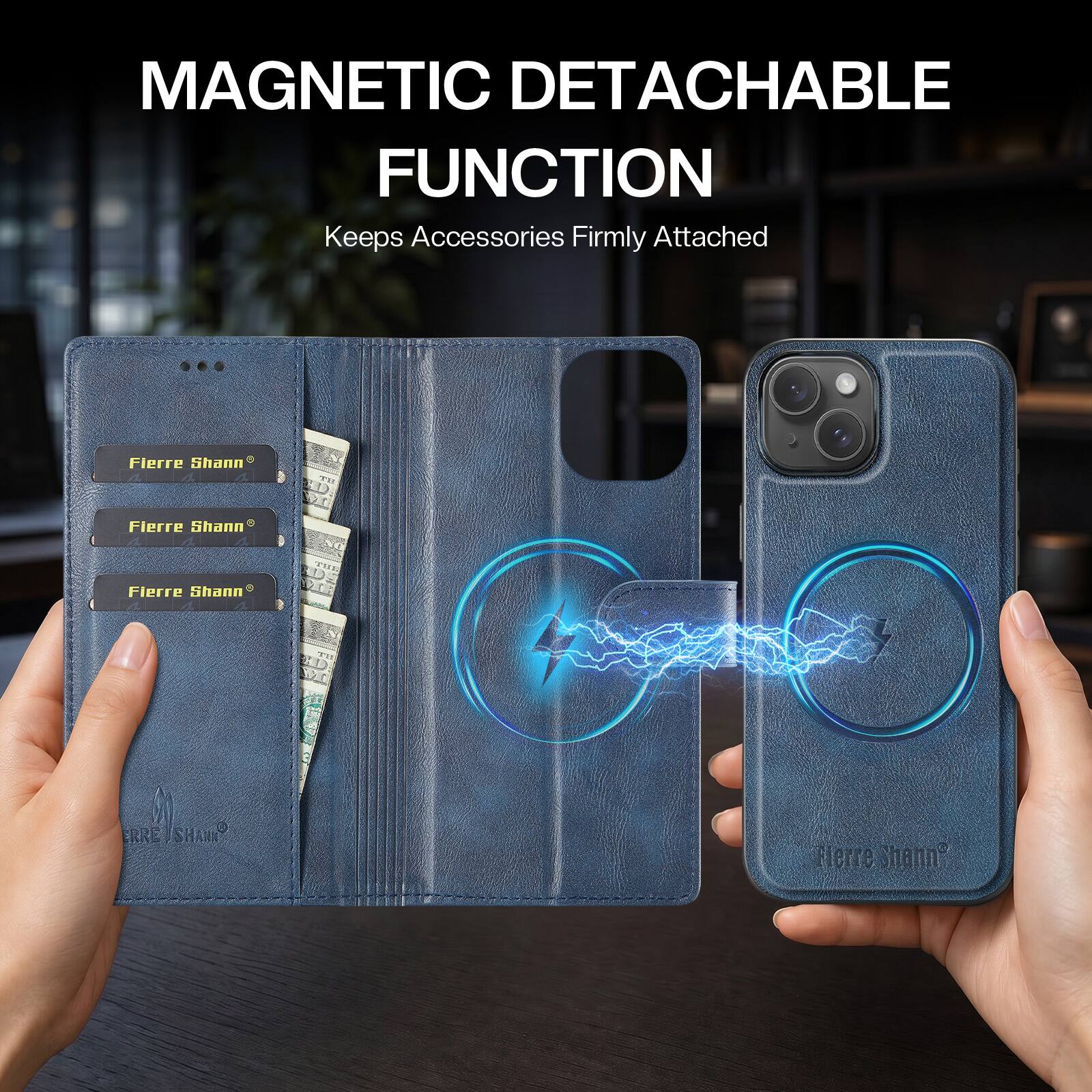 MAGNETIC DETACHABLE FUNCTION  
Keeps Accessories Firmly Attached