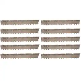 Suncast - Quick Edge Resin Material 35 Inch Single Strip Lawn Edging (10 Pack)