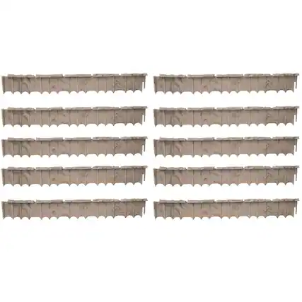Front. Suncast - Suncast Quick Edge Resin Material 35 Inch Single Strip Lawn Edging (10 Pack).