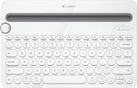 Front Zoom. Logitech - K480 Bluetooth Multidevice Keyboard - White.