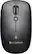 Front. Logitech - M557 Bluetooth Mouse - Dark Gray.