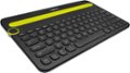 Angle Zoom. Logitech - K480 Tenkeyless (TKL) Bluetooth Membrane Multidevice Keyboard - Black.