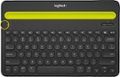 Front Zoom. Logitech - K480 Tenkeyless (TKL) Bluetooth Membrane Multidevice Keyboard - Black.