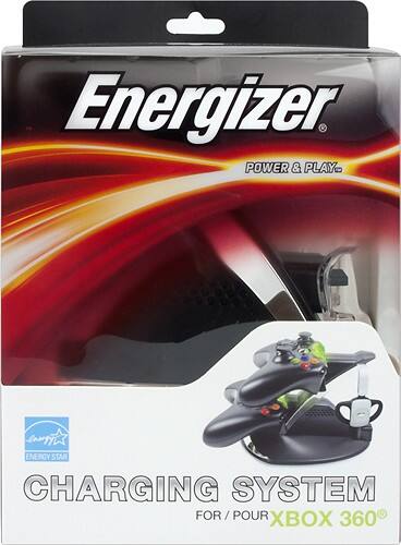Front Standard. Performance Designed Products - Energizer Charge Station for Xbox 360.