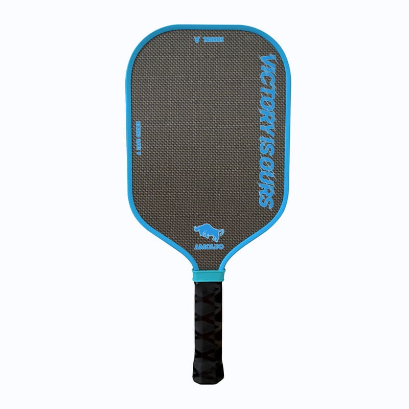 Anysun - Thermoformed Pickleball Paddle – Titanium Wire Texture, 16mm PP Honeycomb Core, Fabric Surface - Blue