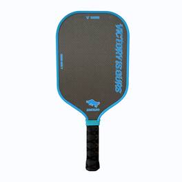 Anysun - Thermoformed Pickleball Paddle – Titanium Wire Texture, 16mm PP Honeycomb Core, Fabric Surface - Blue