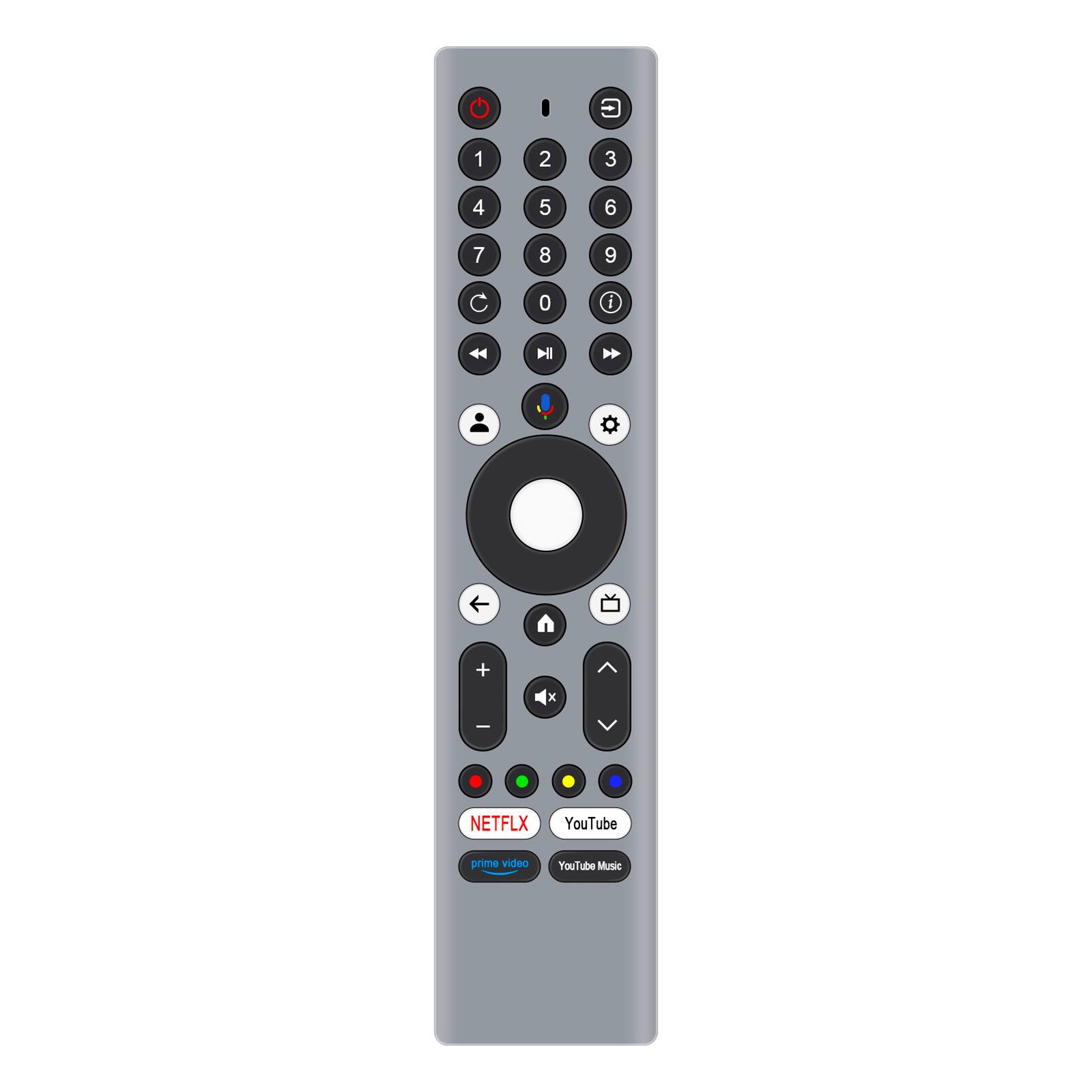 I C 1 2 3 4 5 6 7 8 9 C 0 i H + x e NETFLX YouTube primo video YouTube Music