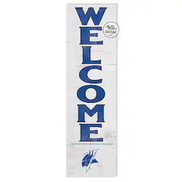 Jardine - ECSU Vikings 10'' x 35'' Indoor/Outdoor Welcome Sign - White