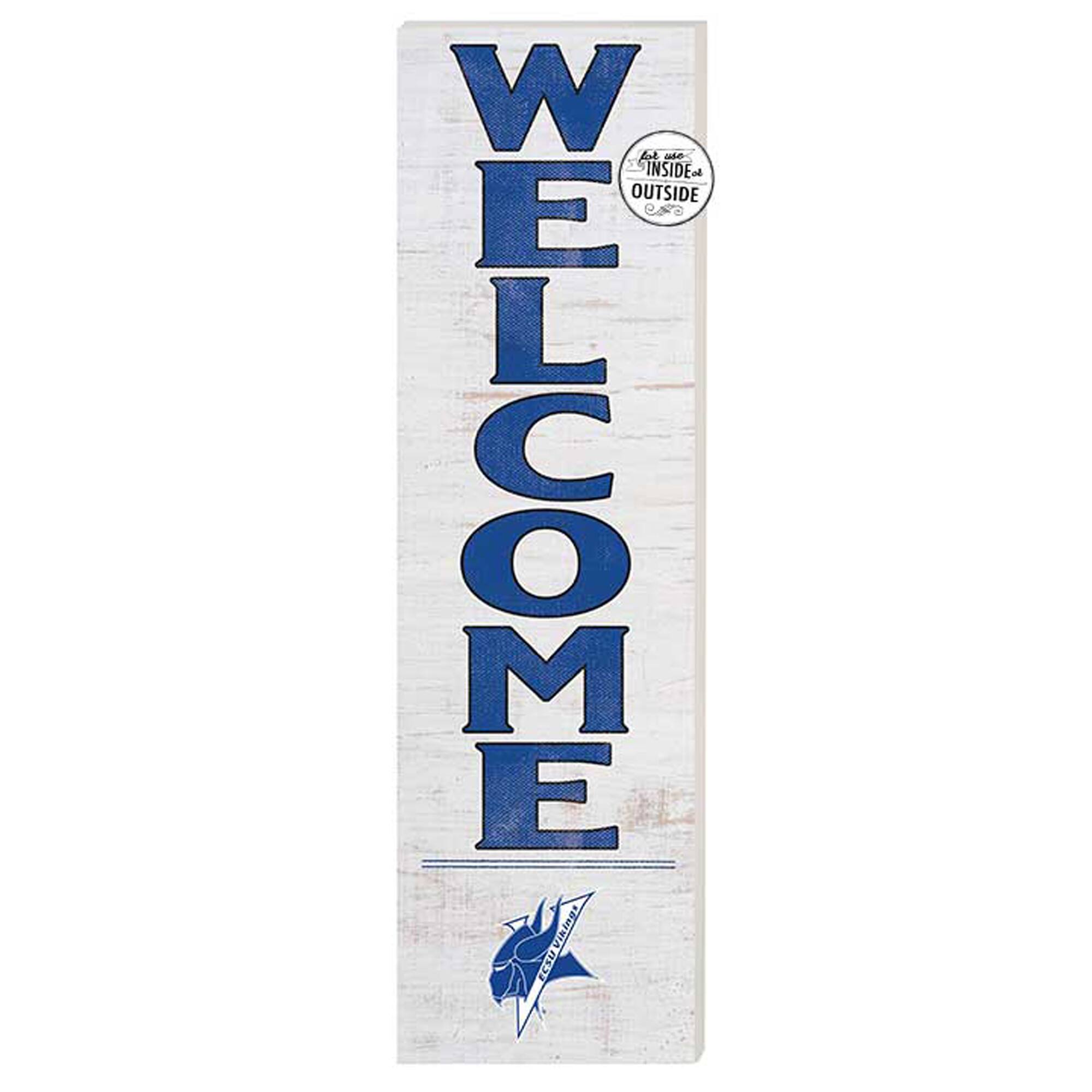 ECSU Vikings 10'' x 35'' Indoor/Outdoor Welcome Sign