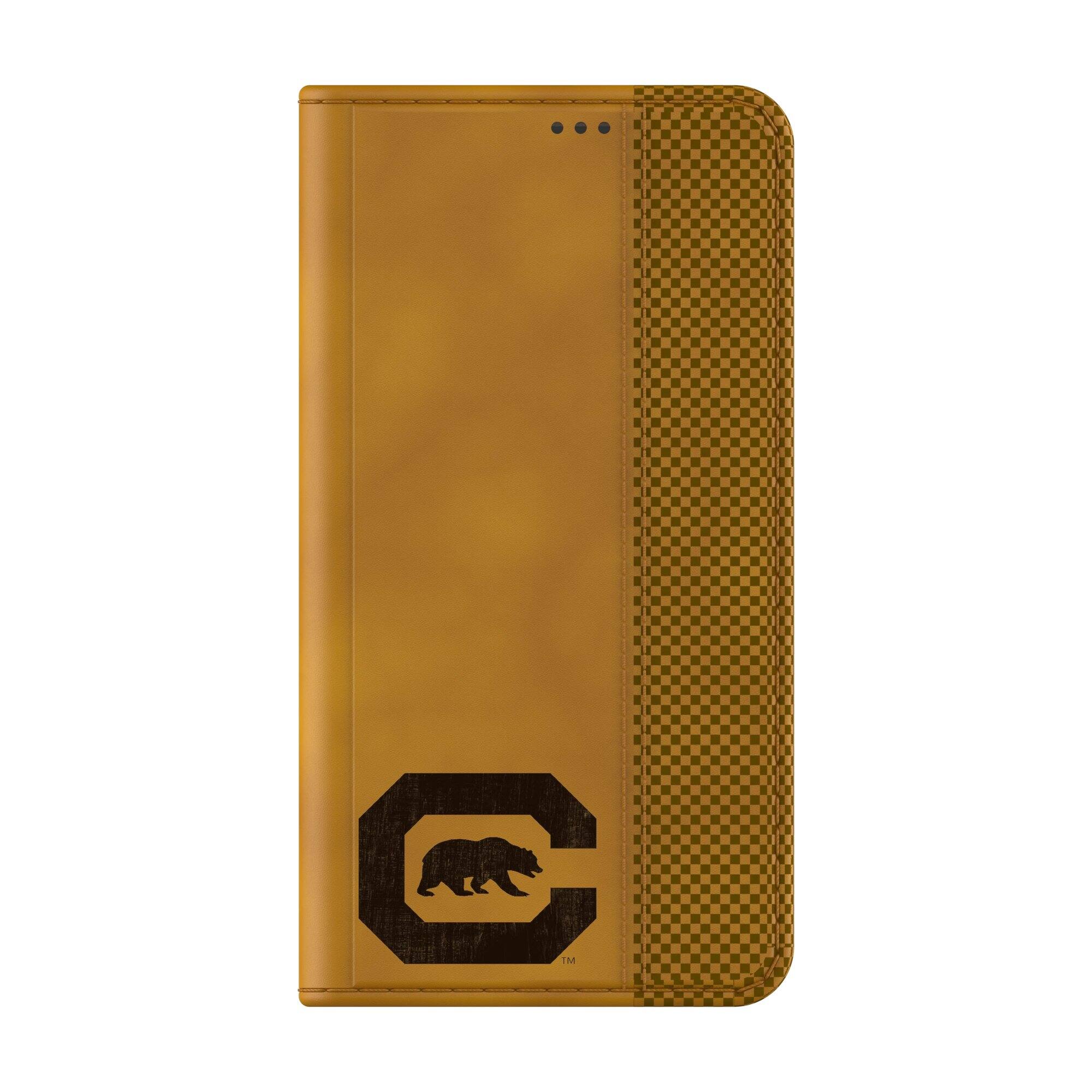 Alt View 1. Keyscaper - Cal Bears Galaxy Folio Case - S23 Plus - Brown.