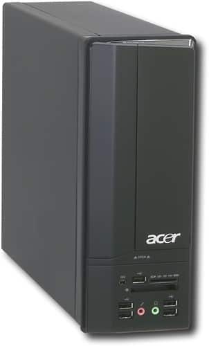 Angle Standard. Acer - Desktop with Intel® Celeron® Dual-Core Processor E1400.