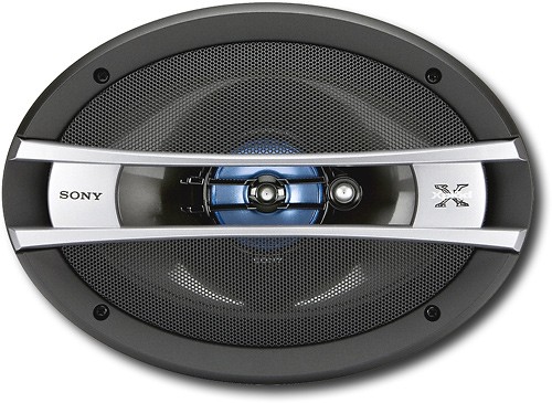  Sony - 6&quot; x 9&quot; Coaxial 3-Way Car Speakers with Polypropylene Cones (Pair)