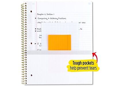 Chapter 5, Section 1  
Comparing & Ordering Fractions

- 1/2
- 3/4
- 2/3
- 5/6
- 3/8
- 7/10

Tough pockets help prevent tears
