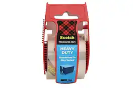 Scotch - Heavy Duty Packing Tape with Dispenser, 1.88" x 22.2 yds., (142) - Clear