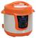 Angle. Elite Platinum - 8-Quart Electric Pressure Cooker - Orange.
