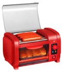 Angle Zoom. Elite Cuisine - Hot Dog Roller Toaster Oven - Red.