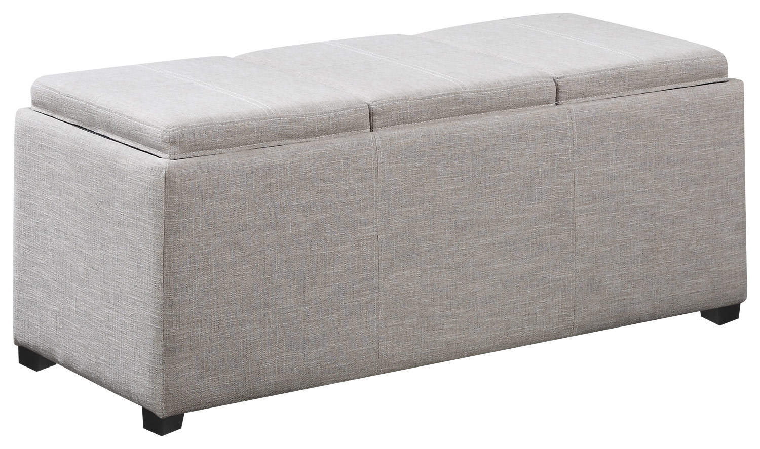 Simpli Home - Avalon Rectangular Ottoman With Inner Storage - Natural was $240.99 now $170.99 (29.0% off)