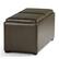Alt View 15. Simpli Home - Avalon Rectangular Faux Leather 5 Piece Storage Ottoman - Deep Olive Green.