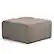 Front. Simpli Home - Avalon Square Coffee Table Storage Ottoman - Fawn Brown.
