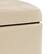 Alt View 13. Simpli Home - Hamilton Rectangular Bonded Leather Bench Ottoman With Inner Storage - Satin Cream.