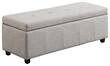 Simpli Home - Castleford Storage Ottoman Bench - Natural - Larger Front