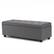 Angle. Simpli Home - Hamilton Storage Ottoman - Slate Grey.