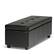 Alt View 14. Simpli Home - Castleford Rectangular Bonded Leather Bench Ottoman With Inner Storage - Midnight Black.
