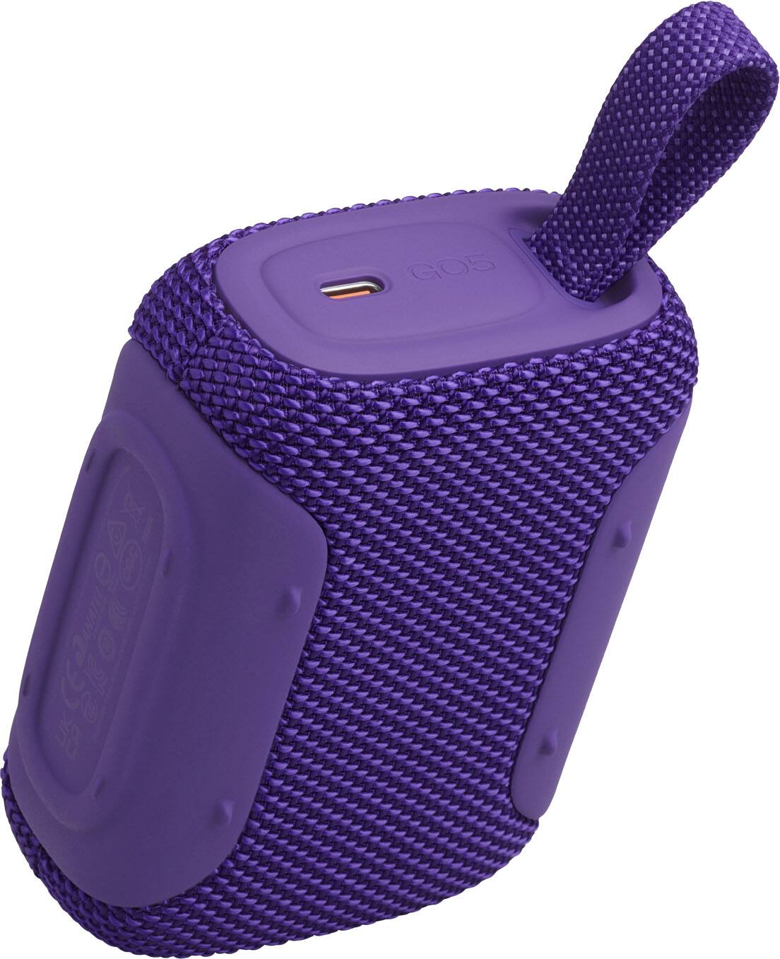 Back. JBL - Go 5 - Ultra-portable waterproof and drop-proof speaker - 2026 - Purple.