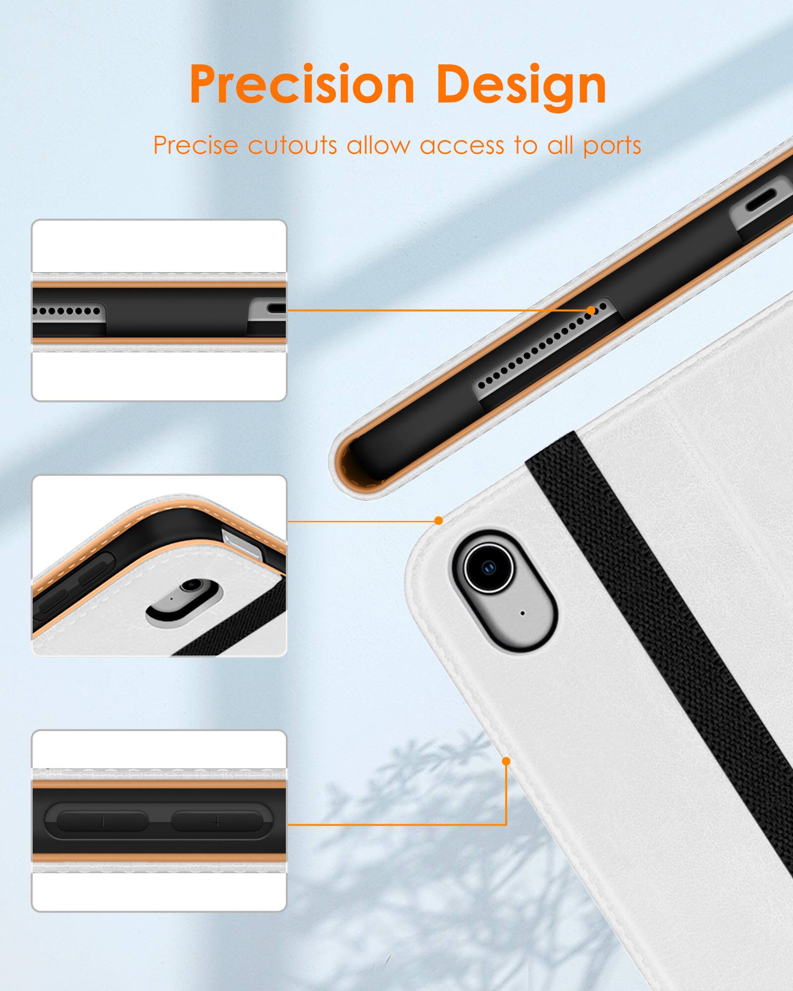 Precision Design  
Precise cutouts allow access to all ports