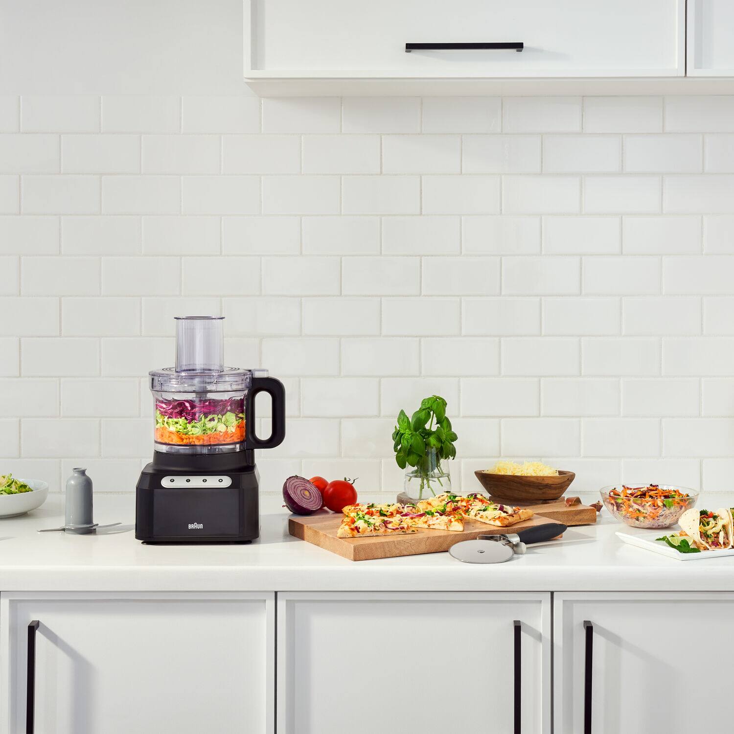 Alt View 19. Braun - Braun 8 Cup Food Processor - Black.