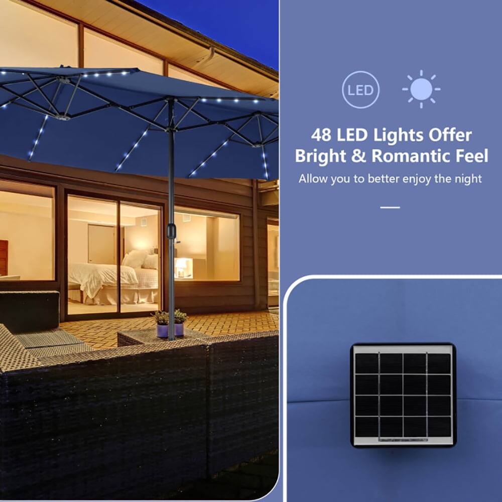 48 LED Lights Offer Bright & Romantic Feel  
Allow you to better enjoy the night