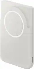 Front. Samsung - Magnetic Wireless Battery Pack - Gray.