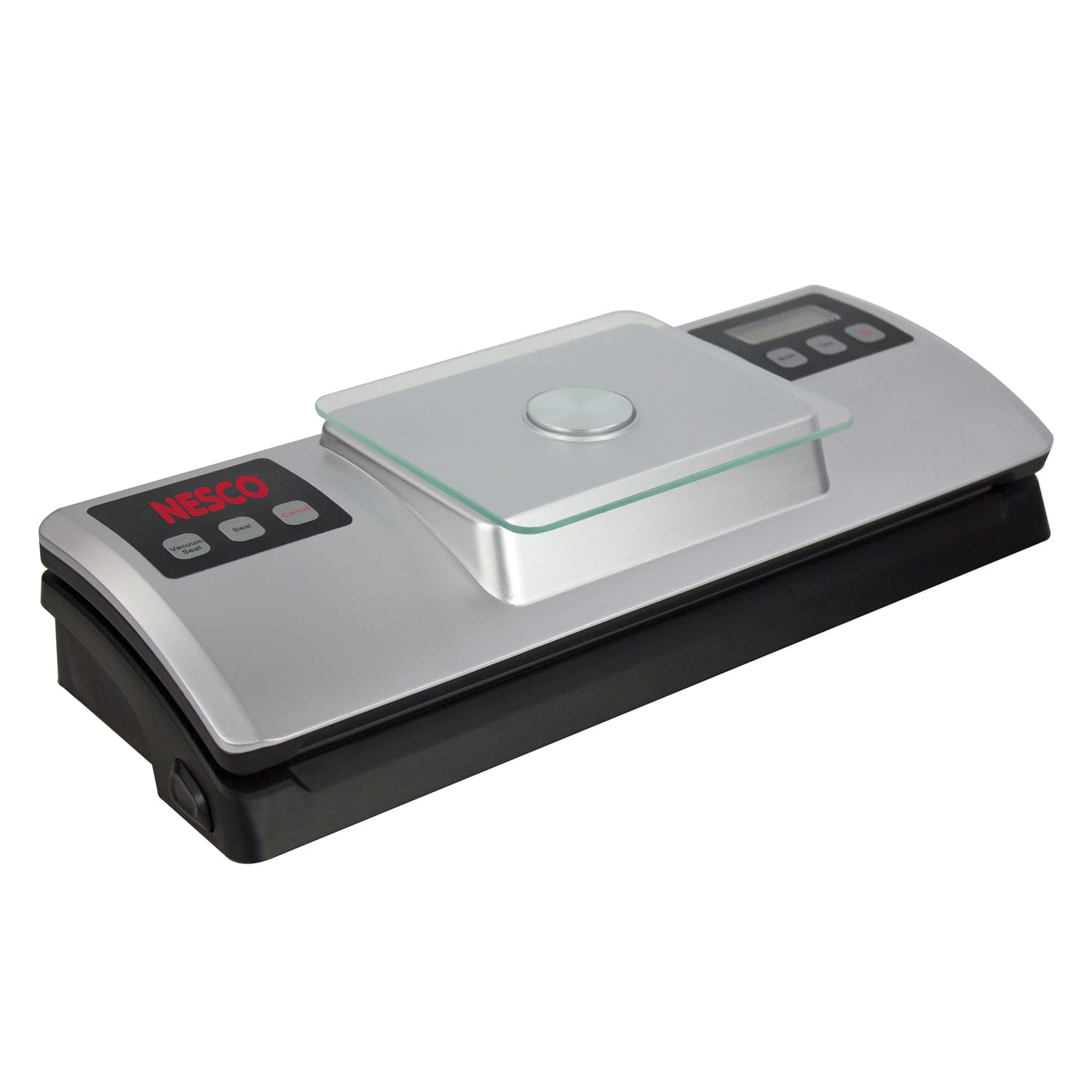 Nesco - 120-Watt Deluxe Vacuum Sealer with Digital Scale - Silver