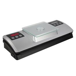 Nesco - 120-Watt Deluxe Vacuum Sealer with Digital Scale - Silver