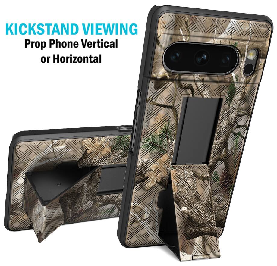 KICKSTAND VIEWING  
Prop Phone Vertical or Horizontal