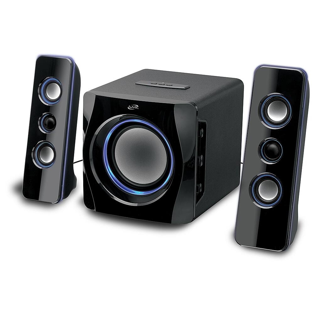 Back. iLive - iLive Speaker System with Bluetooth - Black.