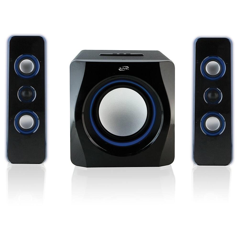 Angle. iLive - iLive Speaker System with Bluetooth - Black.