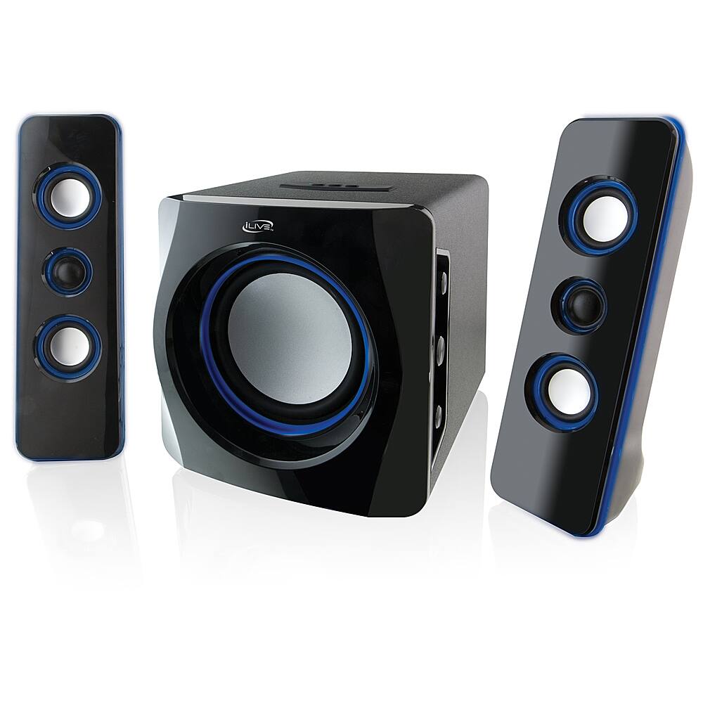 Alt View 11. iLive - iLive Speaker System with Bluetooth - Black.