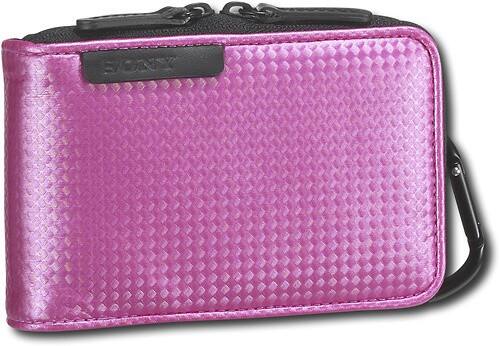 Angle Standard. Sony - Soft Carrying Case for Sony Cyber-shot Digital Cameras - Black.