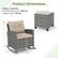 Product Dimensions
Weight Capacity:
Each Rocking Chair: 400 lbs
Coffee Table: 100 lbs
Dimensions:
- Rocking Chair: 31.5" H x 17" W x 26" D
- Coffee Table: 18" W x 18" D x 18" H
