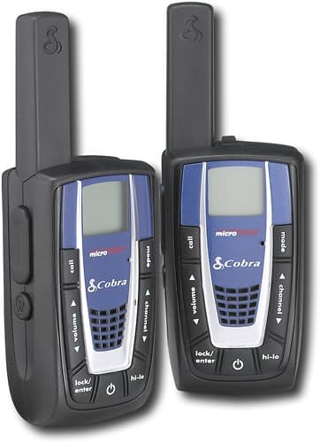 Best Buy: Cobra microTALK 25-Mile FRS/GMRS 2-Way Radio (Pair) CXR700