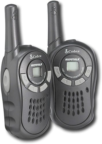 Angle Standard. Cobra - microTALK 16-Mile FRS/GMRS 2-Way Radio (Pair).