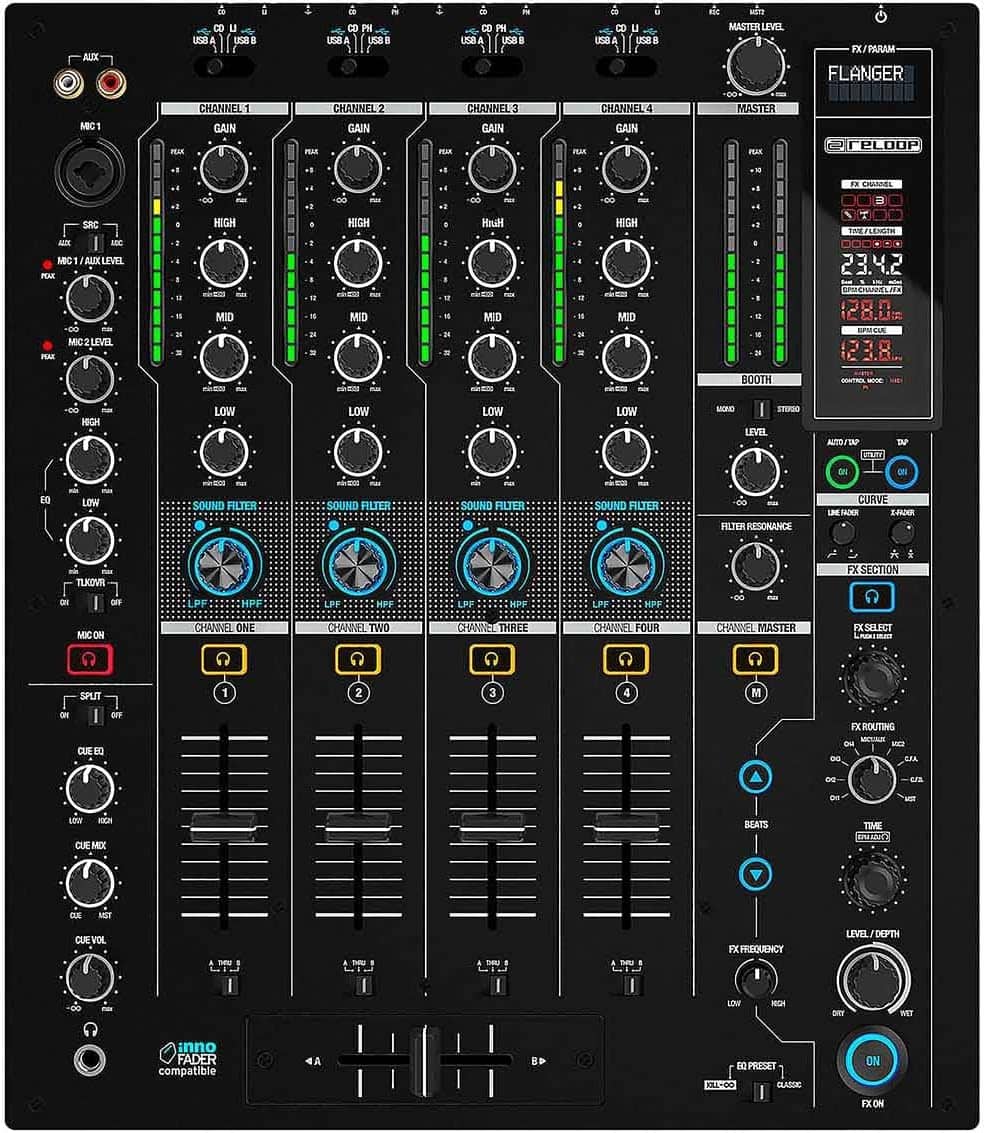 Reloop - RMX-95 4+1-channel DVS Performance DJ Mixer with Neural Mix - "NA"