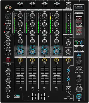 J 8 uSB u uSa E 2 de cO P B - 0O P LEE USa R . uSB - ne MVT MASTER LEVL FX/PARAM FLANGER MIC1 CHANNEL GAIN CHANNEL2 GAIN CHANNEL3 GAIN CHANNEL4 GAIN PAN MASTER PTAN PL .. a. * -00 -- + 8 +. .. . COANS SRC - ANC MBC AUXLEVEL PEAR 00 MIG2LEVEL PA . 1 a - HIGH MID 1 - a - HIGH MID 1 " " uH MID 1 N - HIGH MID L . - 1 BOOTH ME/LESTI .... 23.4.2 ULE 0 12OL nSA 123.8 -- - HIGH LOW LOW LOW LOW MIONO STERDO LEVERL AT 20/30 T DI DI LOW SOUND FILTER SOUND FILTER SOUND FILTER SOUND FILTER HATER RESONANCE CURVE FAOKS Ln - 2 TLKOVAR FXSECTION - OEF LPF MICON CHANNEL ONE CHANNEL TWO CHANNEL THREE CHANNEL FOUR CHANNEL MASTER XSILECT SPUT 1 2 3 4 M QUE DC oFF