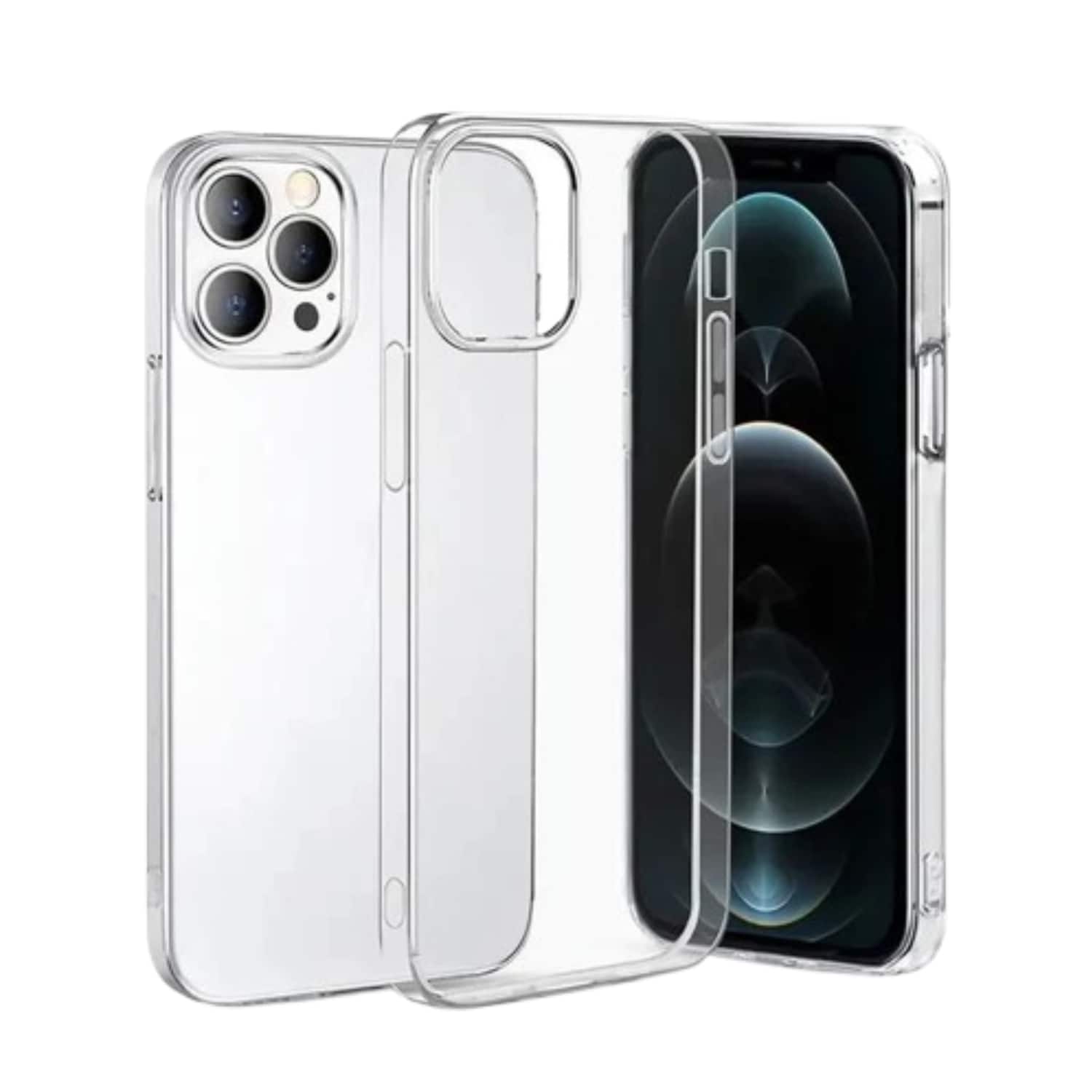Stock Preferred - Shockproof Silicone Case for iPhone 15 Plus - Clear