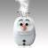 Alt View 11. Disney - Frozen Olaf 1 Gal. Cool Mist Humidifier - White.