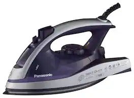 Panasonic - 360° Quick Multidirectional Steam/Dry Iron - Silver/Violet