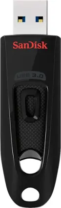 SanDisk - Ultra 256GB USB 3.0 Flash Drive - Black